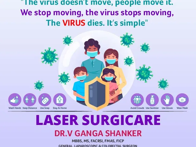 Laser Surgicare COVID safety awareness graphic