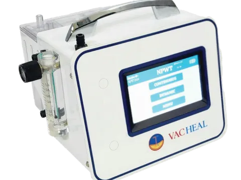 VacHeal Pro NPWT device with touchscreen and flow meter