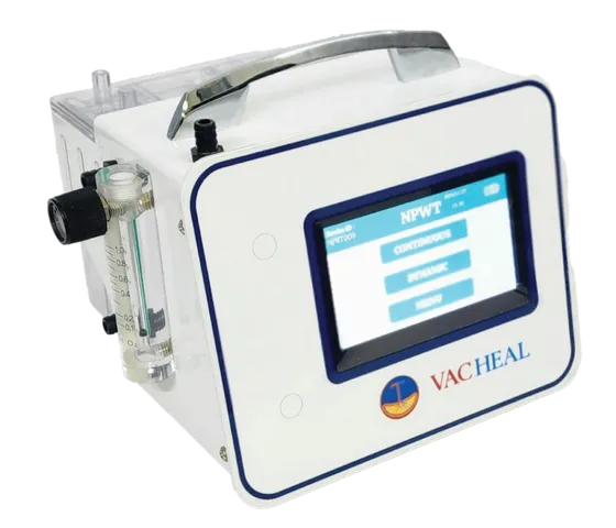 VacHeal Pro NPWT device with touchscreen and flow meter
